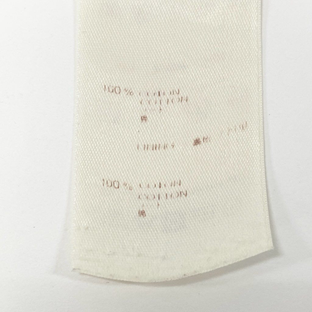 40l25 LOUIS VUITON ルイヴィトン コットンデニムパンツ LVロゴ刺繍 ストレートパンツ ボトム 44サイズ ホワイト コットン100％ メンズu02t