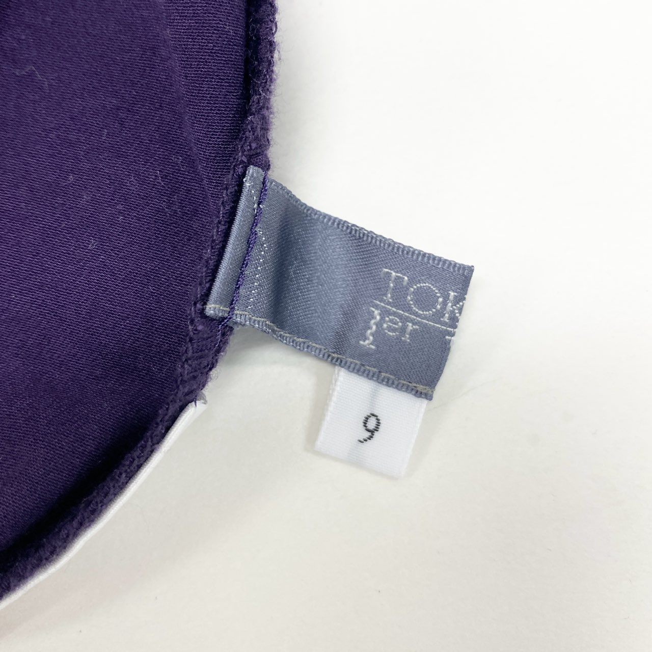 28k29 TOKUKO 1er VOL トクコプルミエヴォル チュニックワンピース シアースリーブ タートルネック 切替メッシュ レディース 女性用 9 パープルu02t