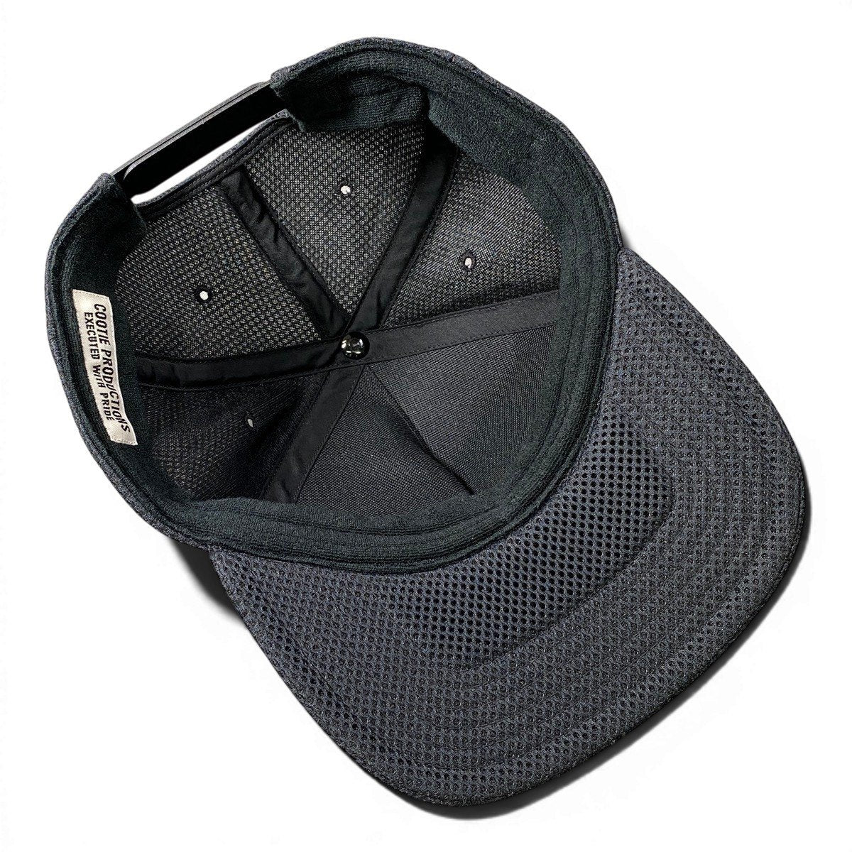 g8 COOTIE PRODUCTIONS クーティー プロダクションズ Puff Mesh 5 Panel Cap メッシュ5パネルキャップ 帽子 日本製 ブラック メンズ 男性用