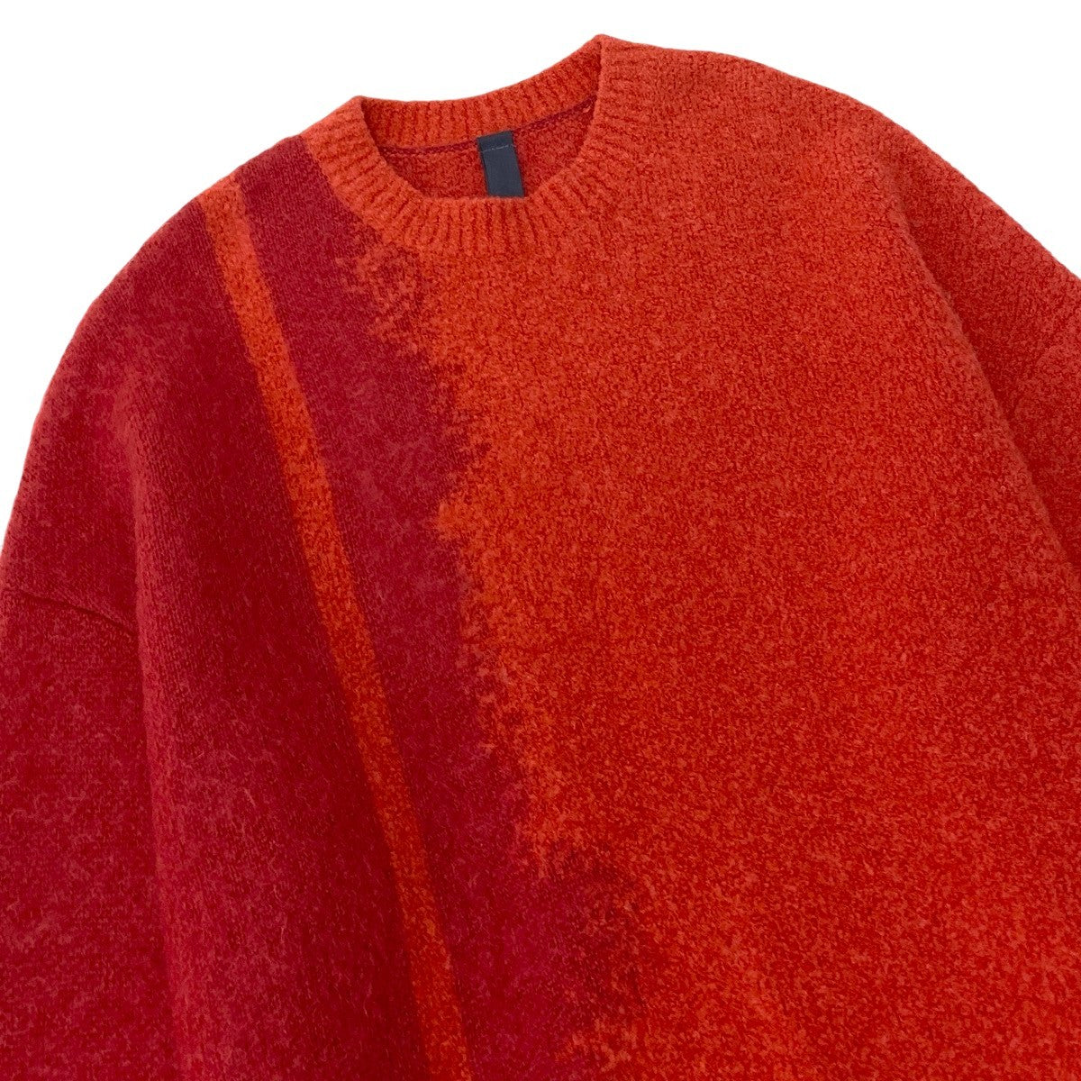 71g2 SHINYA KOZUKA シンヤコヅカ 21aw アルパカブレンド ニットセーター 2102SK59 サイズL/XL レッド オレンジ メンズu02t