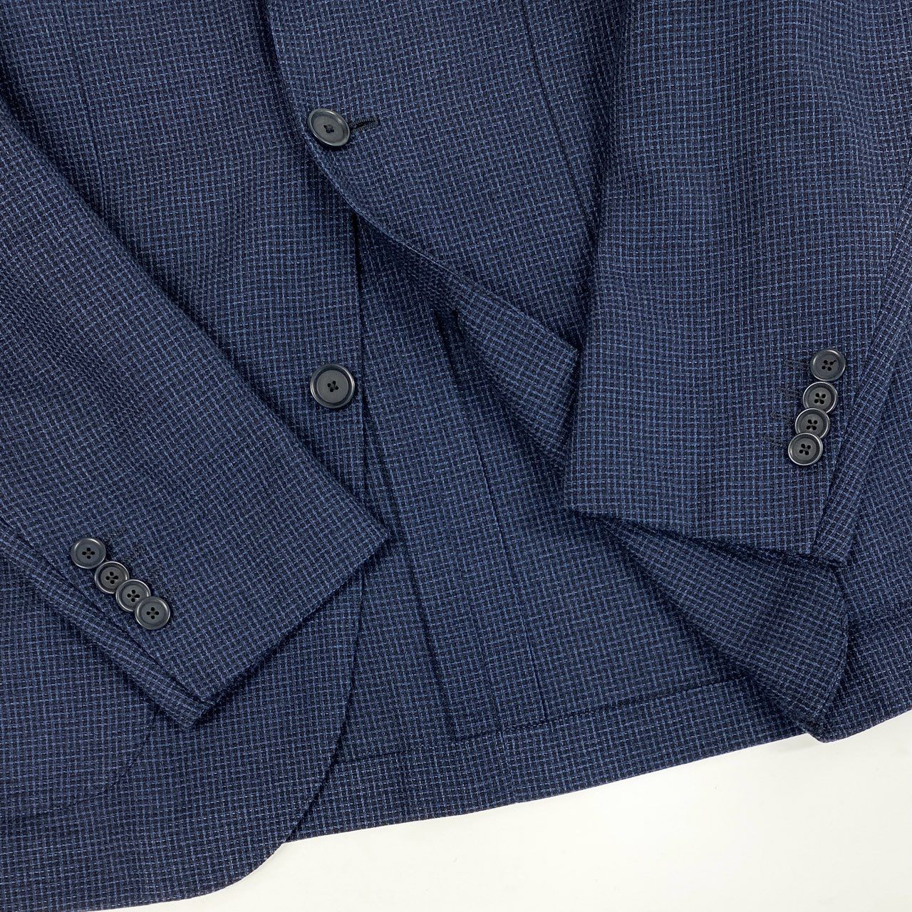 59j6 UNITED ARROWS SOVEREIGN ユナイテッドアローズ 21ss テーラードジャケット 背抜き シングル 3釦 メンズ 紳士服 フォーマル 1122-259-5724 44 ネイビーu02t