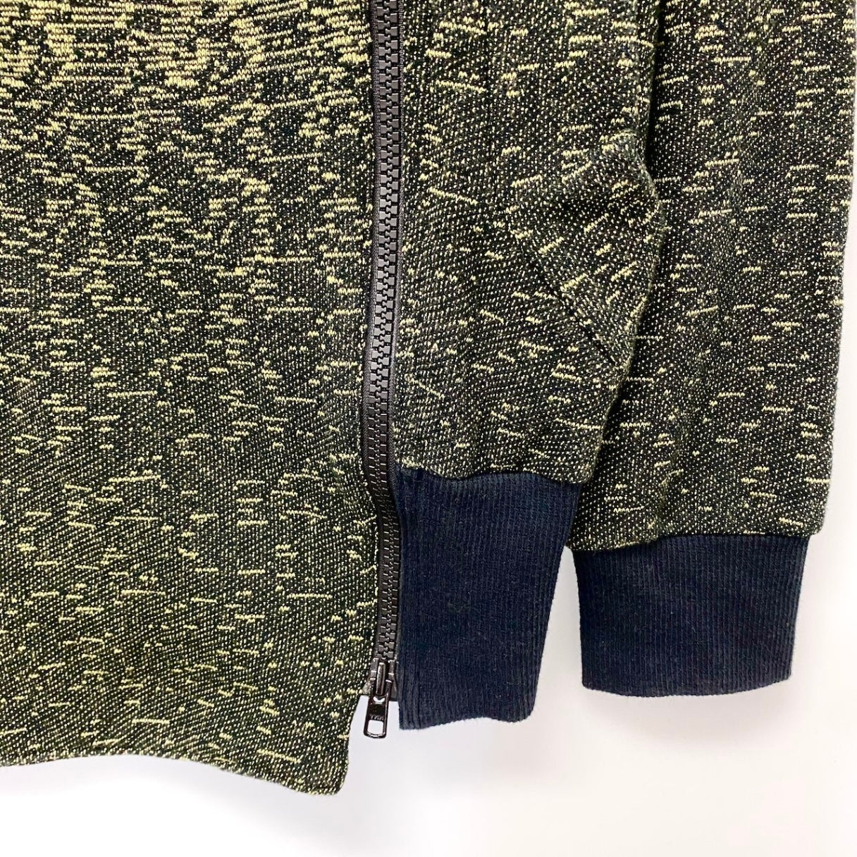 67e14 VivienneWestWood ANGLOMANIA フロントダブルジップパーカー グラデーション ジャケット トップス 84301M 15-01-342015 36サイズ イエロー ブラック コットン100％ レディース 女性用u02t