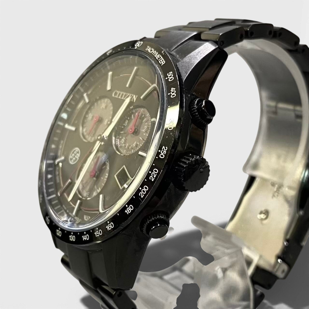 c23 CITIZEN ×TOYOTA 86 シチズン トヨタ ハチロク コラボ ブラック ステンレス 腕時計 メンズ BL5495-64Ek02i