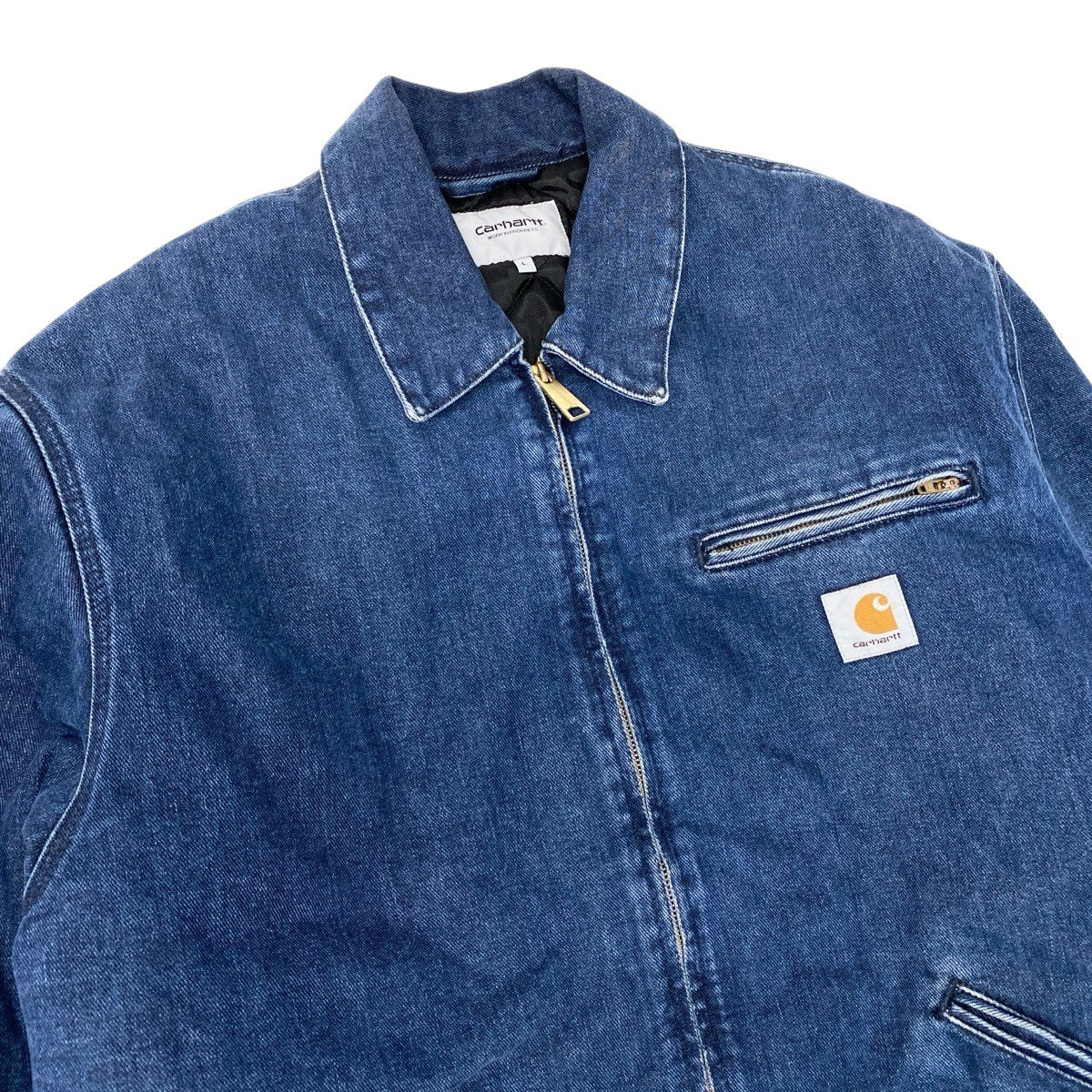31f18 carhartt カーハート OG DETROIT JACKET デトロイトジャケット サイズL インディゴ デニム オーバーサイズt18r