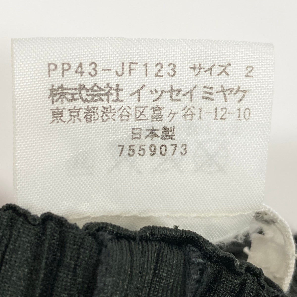 Ae14 【美品】  PLEATS PLEASE プリーツプリーズ プリーツパンツ フレアパンツ PP43-JF123 サイズ2 ブラック ポリエステル100％ レディース女性服ta1