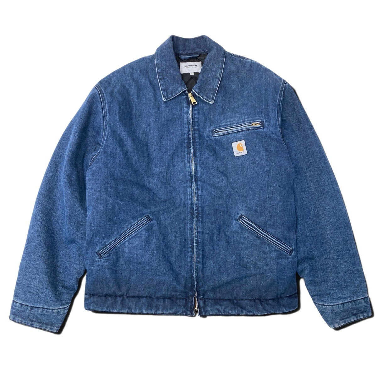 31f18 carhartt カーハート OG DETROIT JACKET デトロイトジャケット サイズL インディゴ デニム オーバーサイズt18r