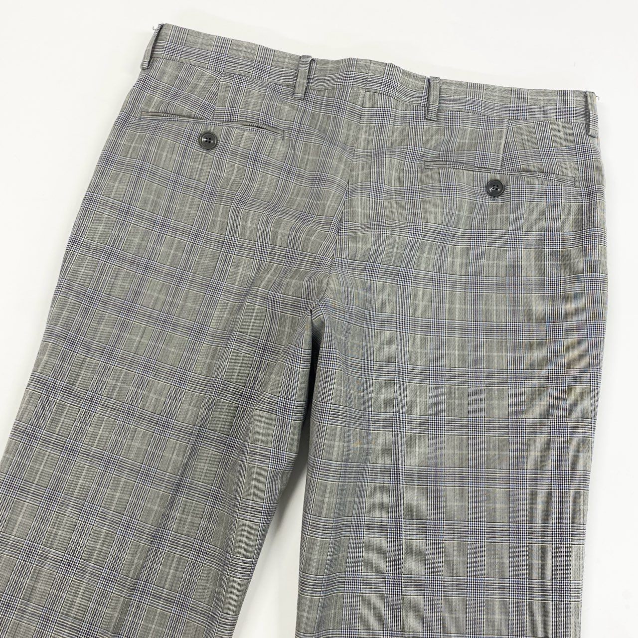 13j29 ETRO エトロ スーツセットアップ テーラードジャケット スラックス チェック ペイズリー 131-10972-8259 48サイズ グレー メンズu02t