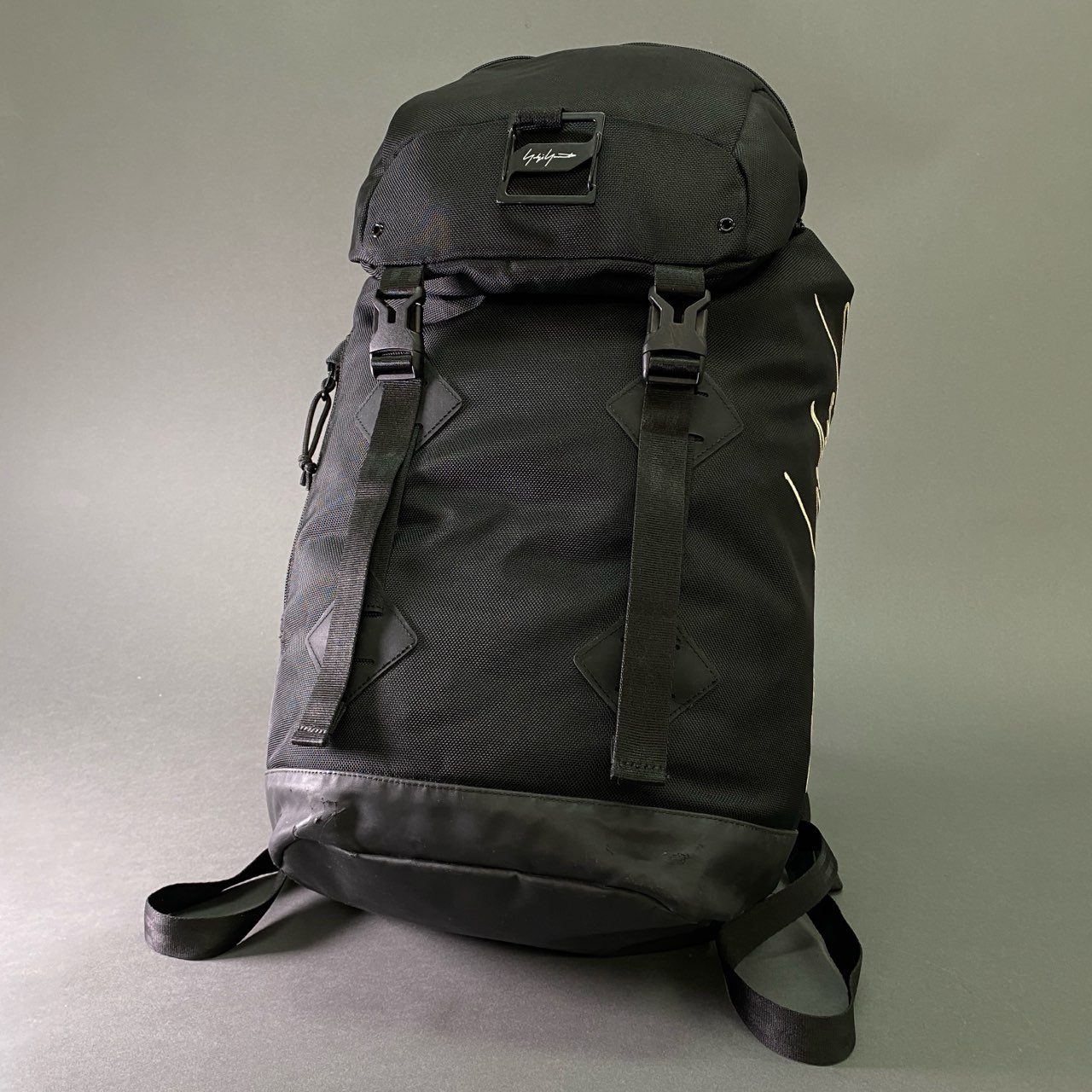 Hl10 Yohji Yamamoto ヨウジヤマモト × NEW ERA ニューエラ シグネチャー BACK PACK バックパック デイパック ブラック リュック カバン