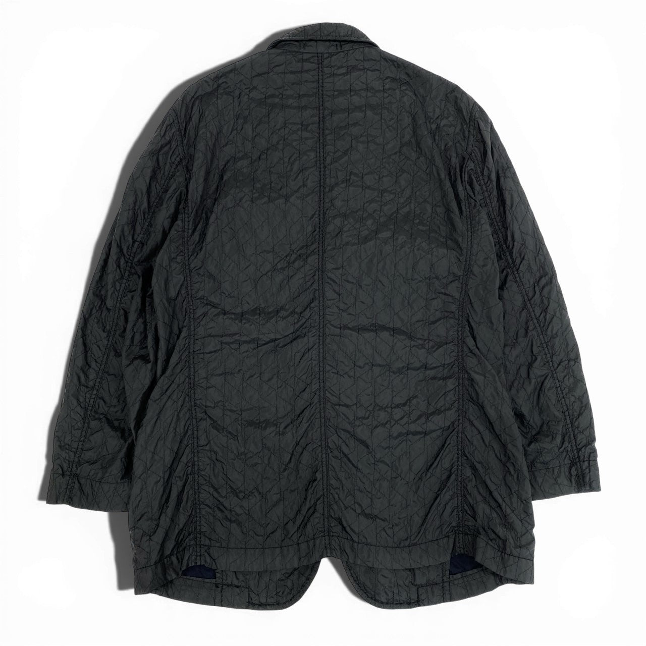 3L27 00’s Issey Miyake イッセイミヤケ Quilted Tailored Jacket テーラードジャケット フォーマル Size 4 メンズ 男性用k02i