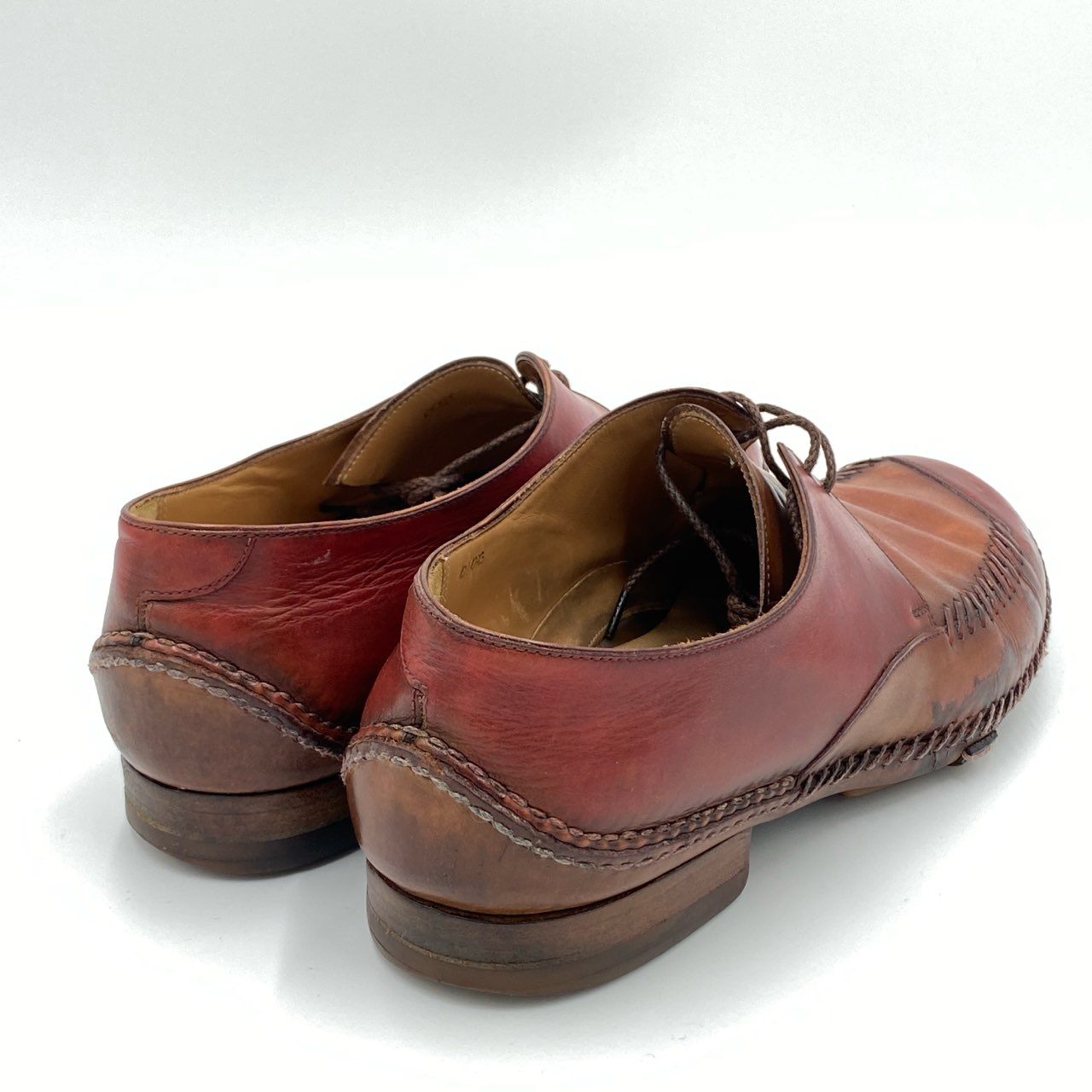 2i3《廃盤モデル》 Berluti ベルルッティ INDIO インディオ パティーヌ レザーシューズ 10 赤茶系 革靴 保存袋付属t18r