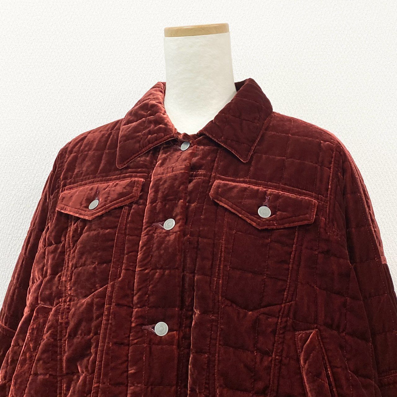 4l10《極美品》 定価96,800円 TELMA テルマ COCOON BLOUSON ブルゾン ジャケット TLM23FC070 サイズ36 オレンジ キュプラ100％ レディース 日本製