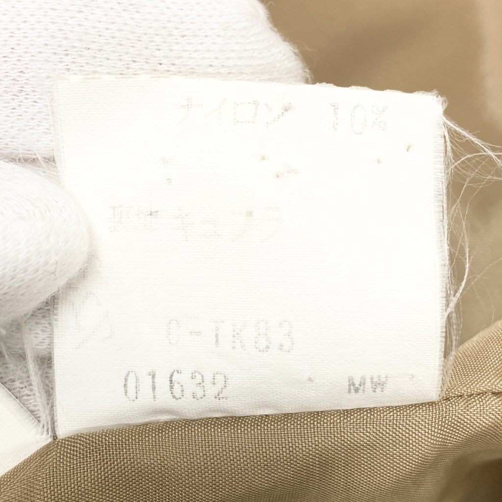 3l27 YVES SAINT LAURENT イヴサンローラン YSL 金ボタン ウールロングコート サイズS キャメル 画像参照 Vintage ヴィンテージ レトロ 女性服t18r