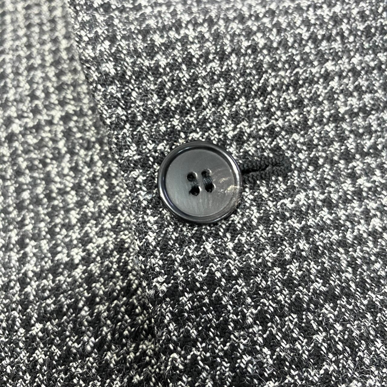 e8 【極美品】SAINT LAURENT ツイードジャケット テーラードジャケット イタリア製 36サイズ グレー系 ウール100％ メンズ 男性用k02i