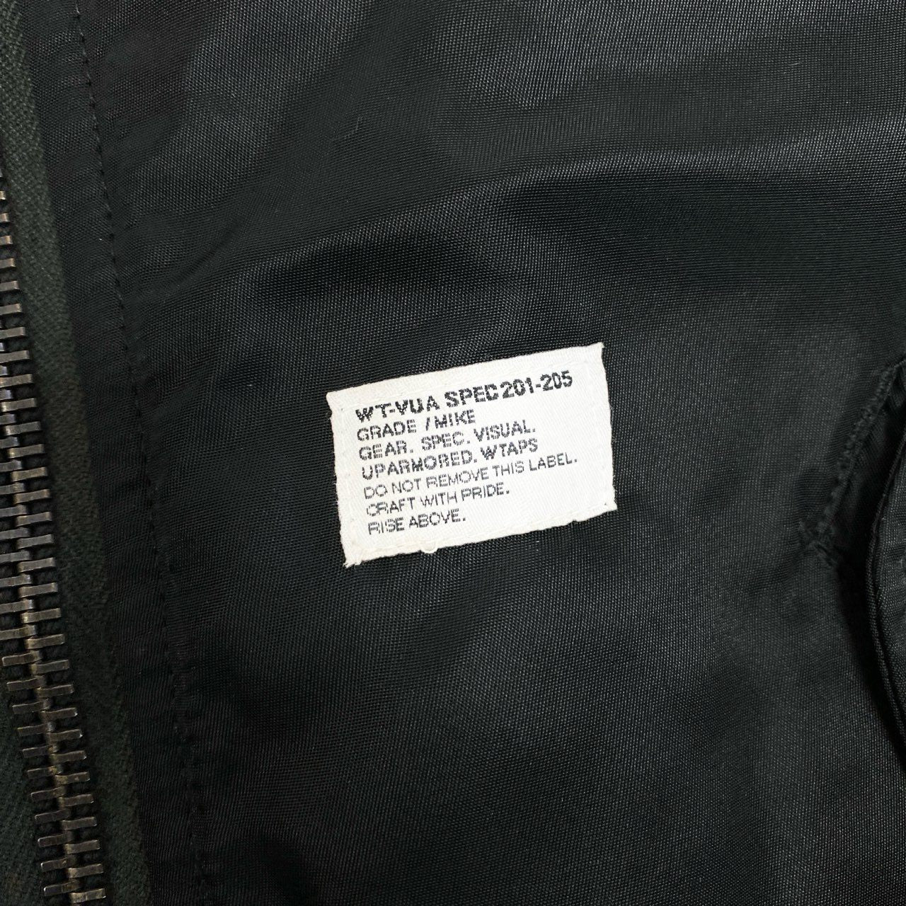 81d4 Wtaps ダブルタップス MA-1 フライトジャケット ボンバージャケット 袖切替 アウター 2007-2ND GWDT-JK-M01 ブラック メンズ 男性用o07t