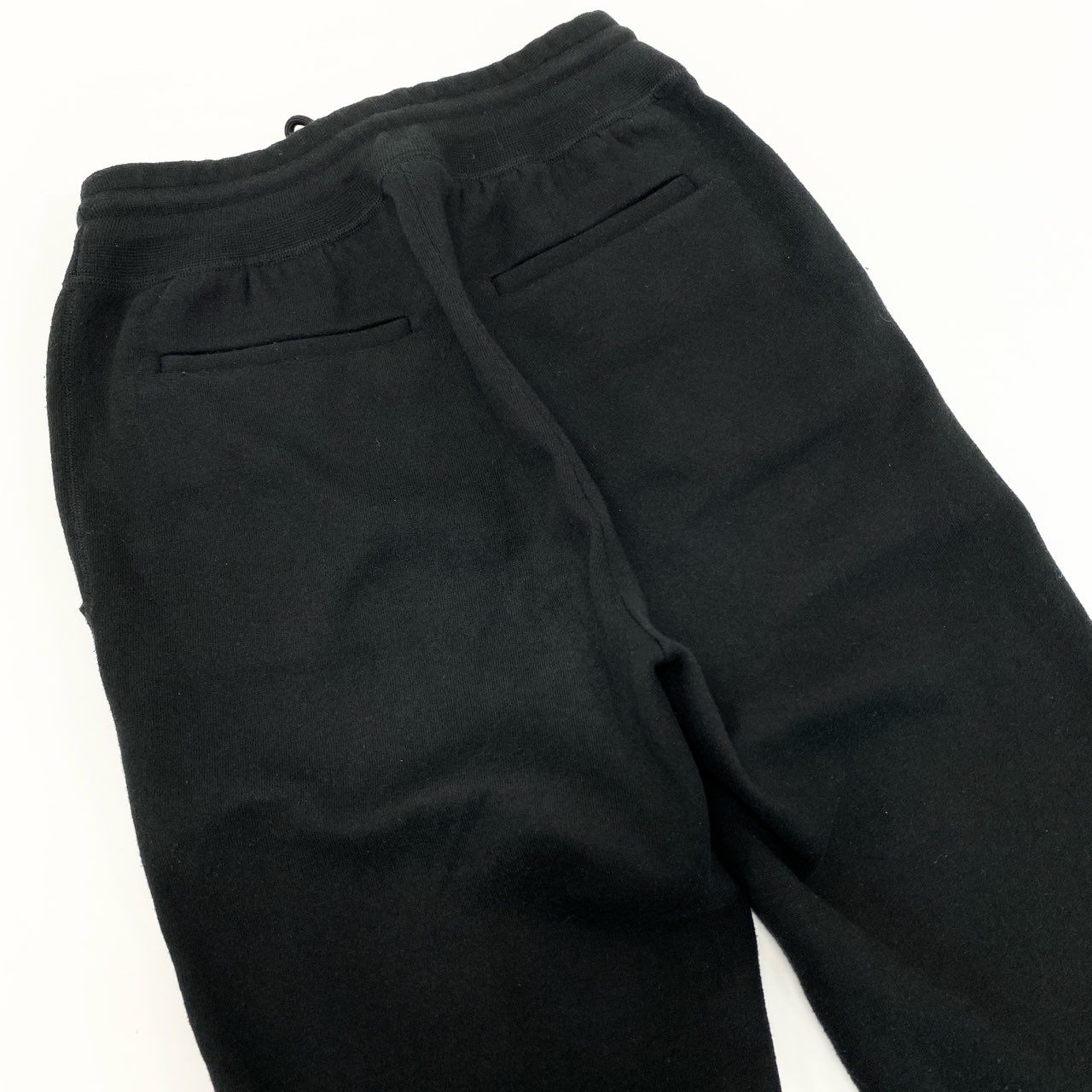 72j15 CABaN キャバン スウェットパンツ ニットパンツ コットン×カシミア 59-02-94-02013 XSサイズ ブラック メンズu02t