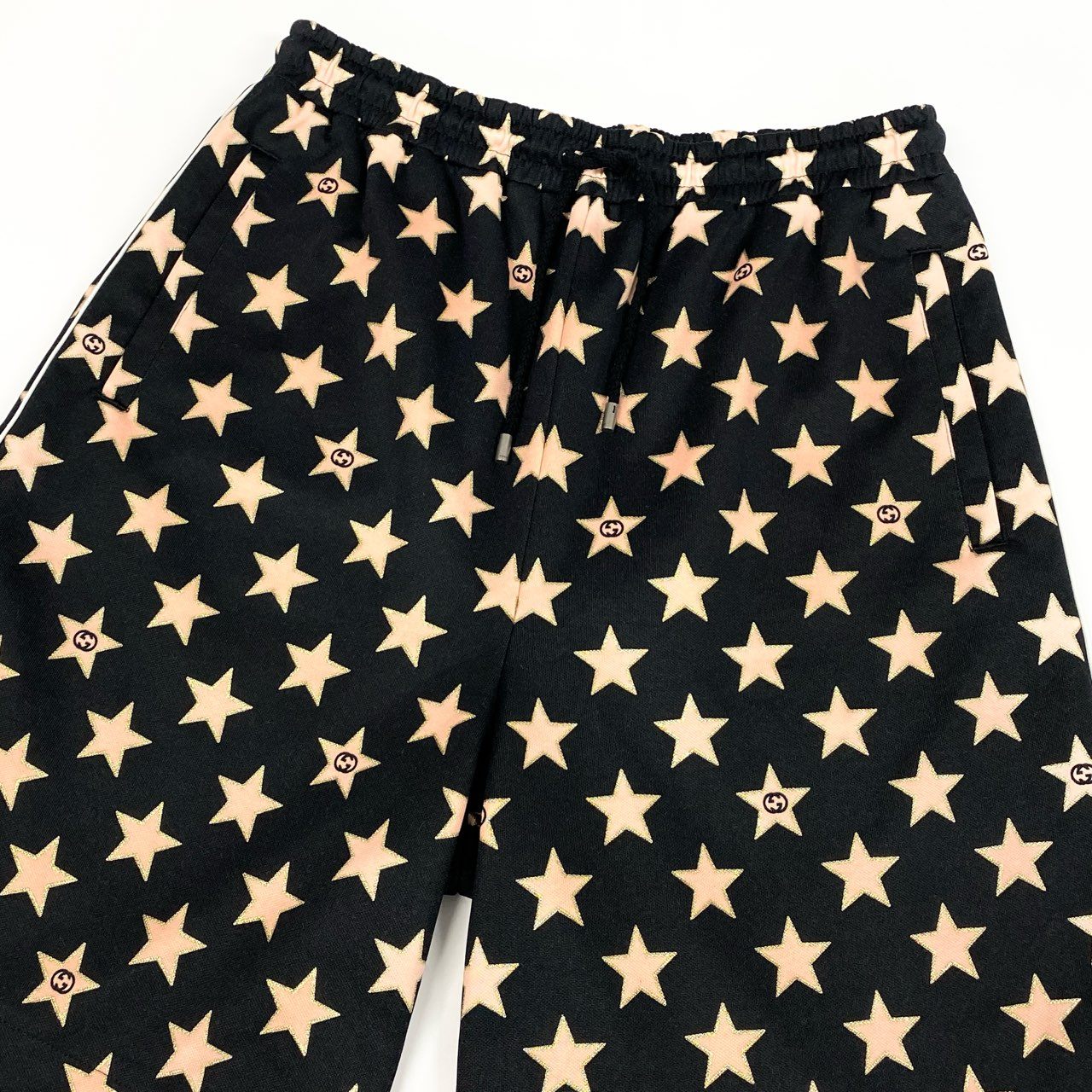 Id9 GUCCI グッチ テクニカルジャージー ショートパンツ ハーフパンツ 705299 M ブラック メンズu02t