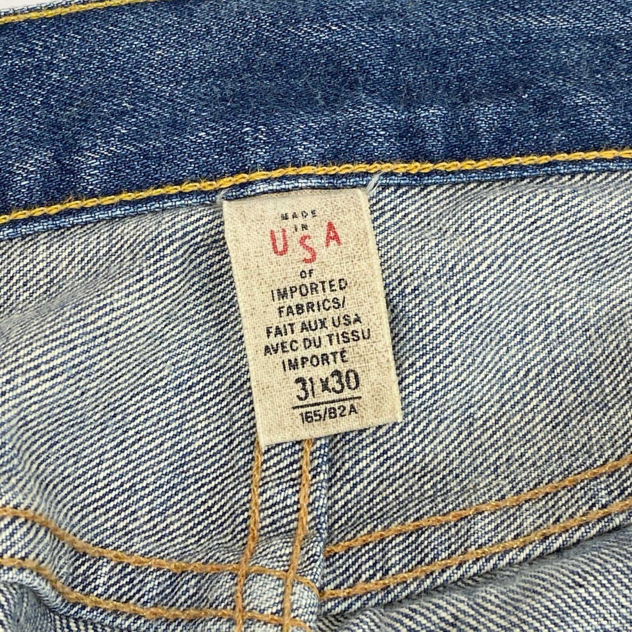 37L19 DOUBLE RL ダブルアールエル RRL ローストレート デニムパンツ R41RB05 31×30 インディゴ ブルー ジーンズ Ralph Lauren ラルフローレンt18r