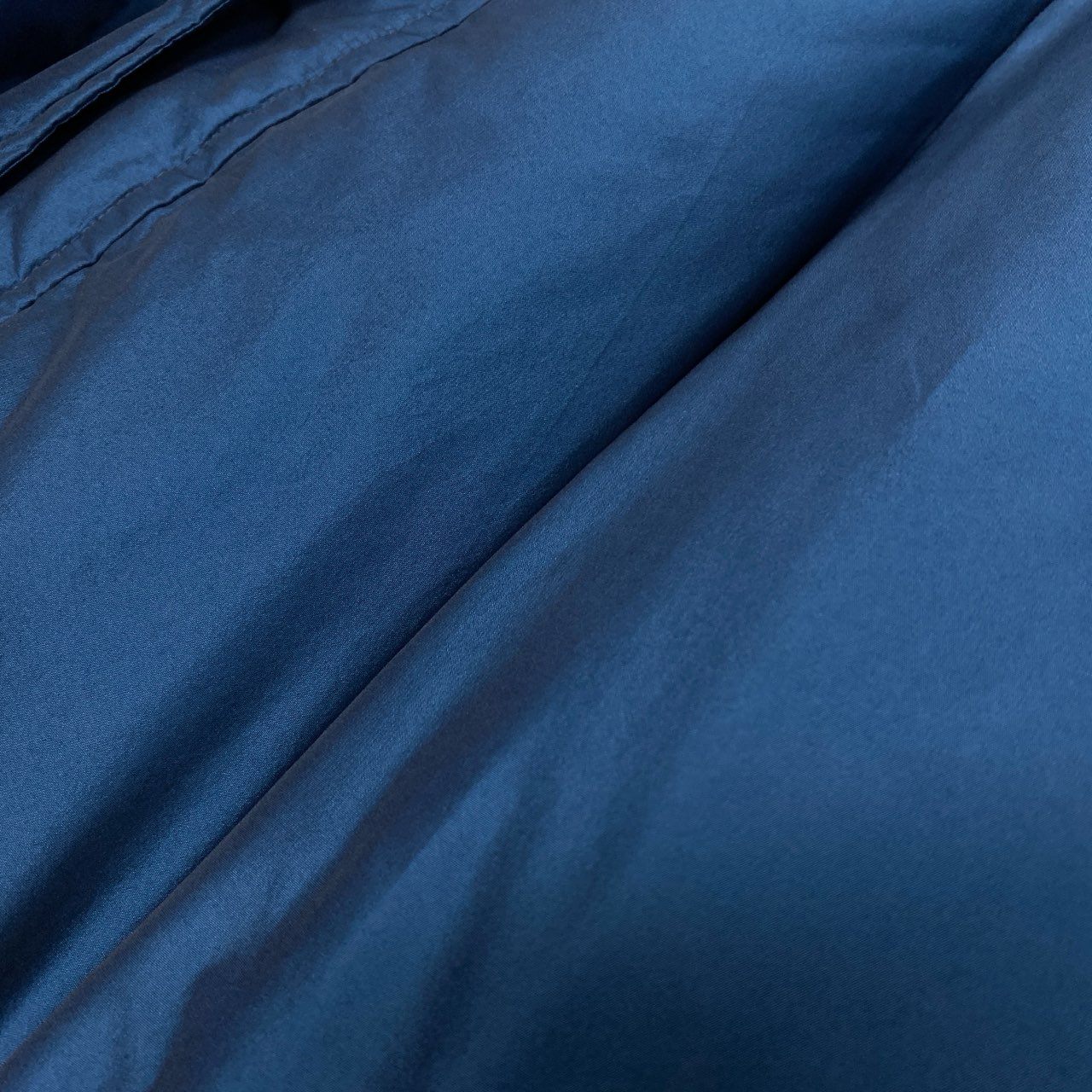 40k18【美品】SHIZUKA KOMURO シズカコムロ ダウンコート ロングコート 薔薇 Aライン 42サイズ ネイビー レディースu02t