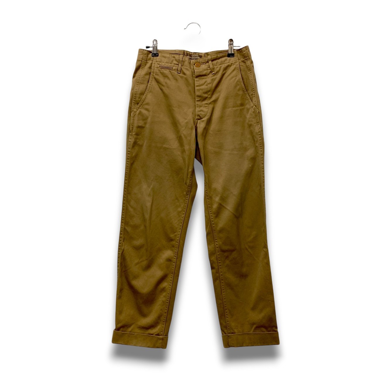 45c6 【極美品】WORKERS ワーカーズ オフィシャルトラウザーズ チノパン ボトムパンツ 28サイズ ベージュ コットン100％ メンズ 男性用u02t