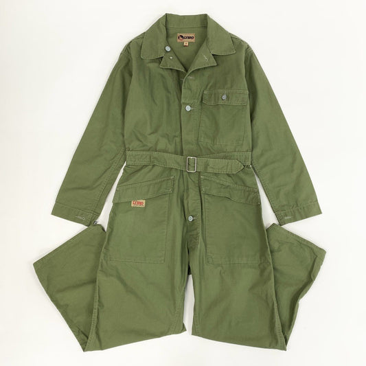 1j27《美品》NIGEL CABOURN ナイジェルケーボン つなぎ オールインワン LYBRO  80342050103 8サイズ カーキ ユニセックスu02t