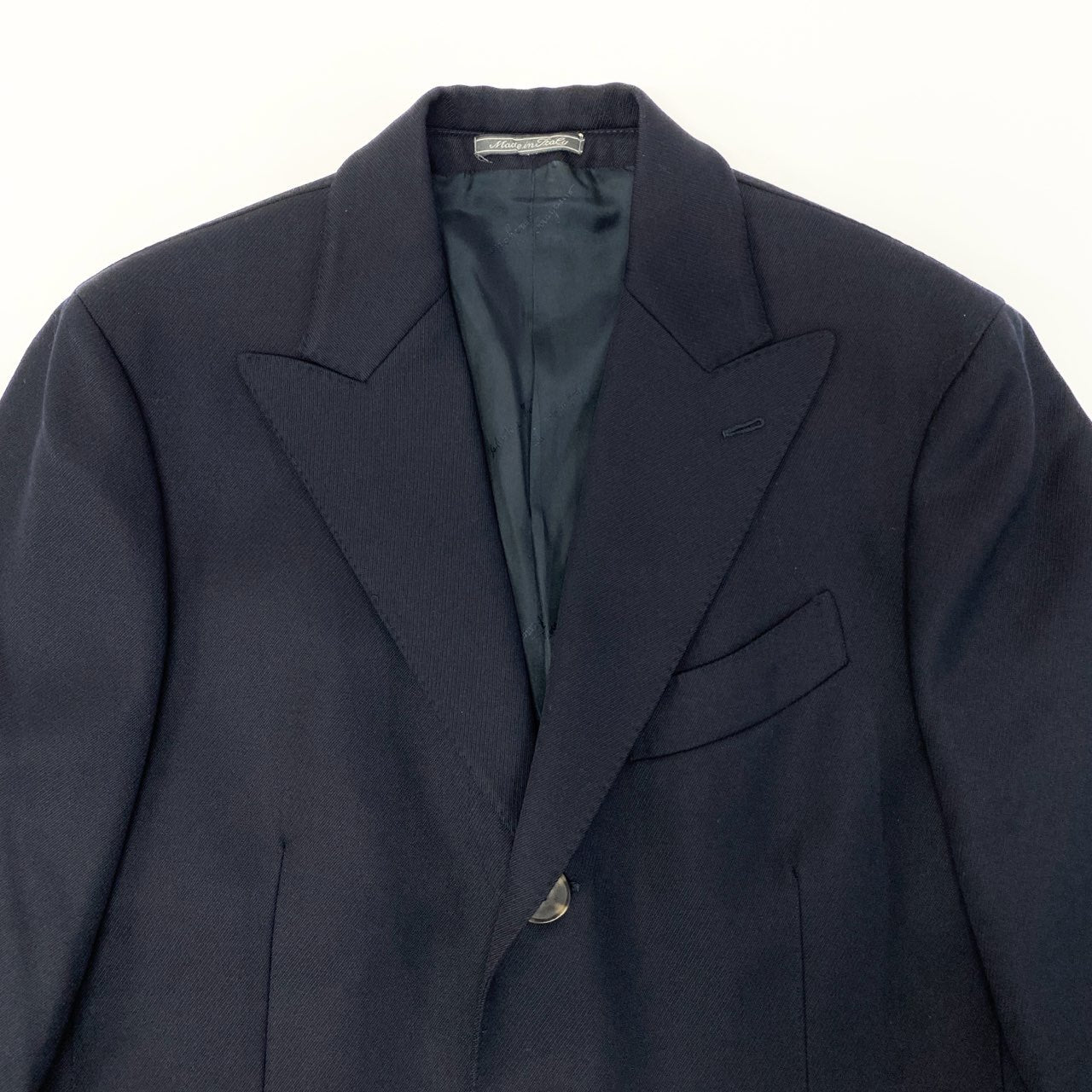 86a16 【美品】 Salvatore Ferragamo サルヴァトーレフェラガモ チェスターコート ロングコート メンズ 紳士服 8REG/50 ネイビーo07t