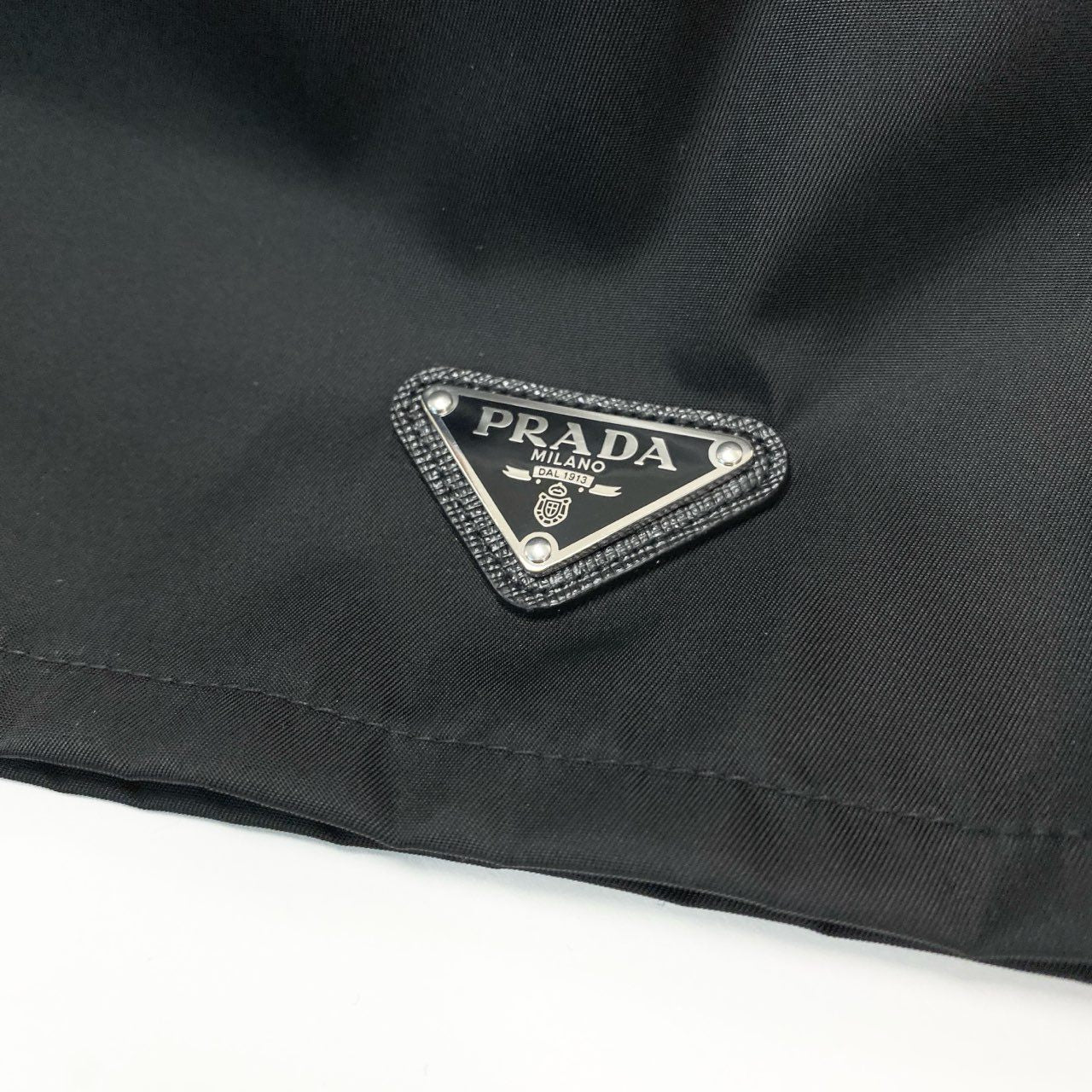 73j28 PRADA プラダ Re-Nylon クロップド セットアップ 292101 / 22C757 38 ブラック ブルゾンジャケット ショートパンツt18r