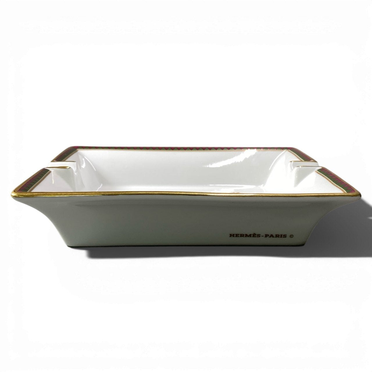 c4 Hermes Paris エルメス アッシュトレイ Cigar Ashtray Horse 陶器 灰皿 フランス製t18r
