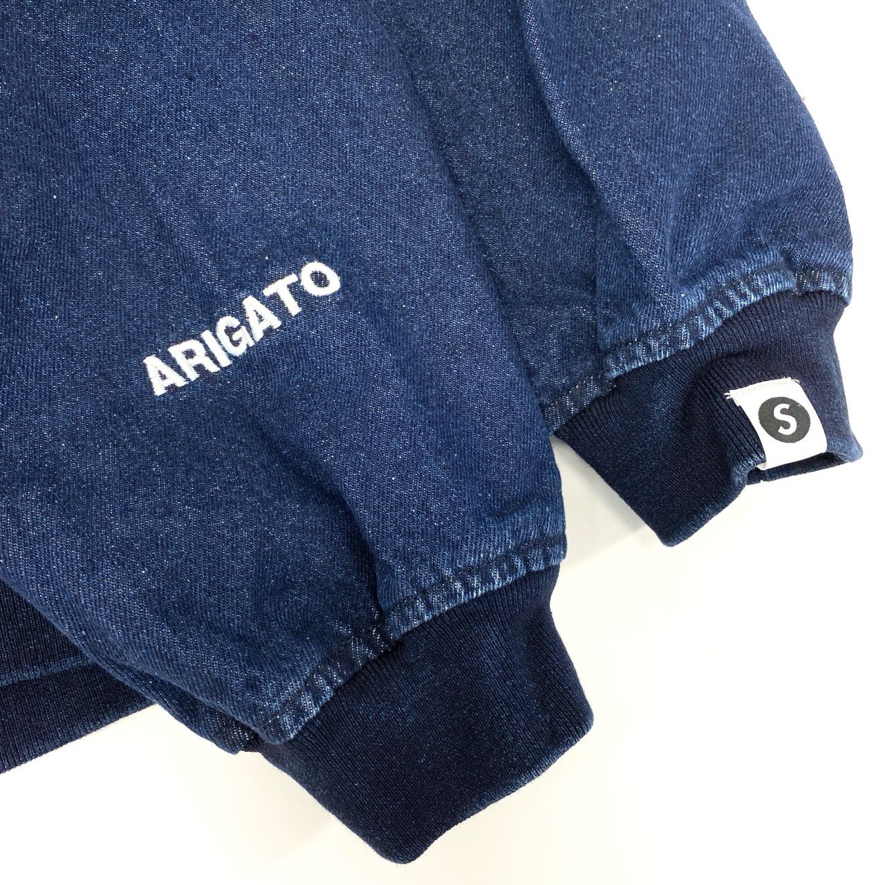 15Ⅼ1【美品】SUPEur サプール デニムトラックジャケット ジップアップジャケット コーチジャケット アウター XLサイズ インディゴ メンズo07t