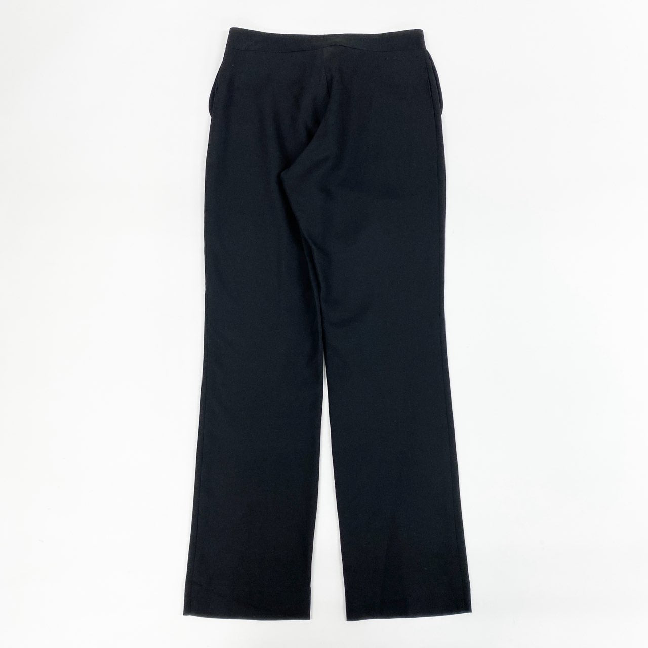 77j28《美品》YOHJI YAMAMOTO ヨウジヤマモト ポケットデザイン スラックス パンツ ボトム FG-P18-218 1サイズ ブラック レディースu02t