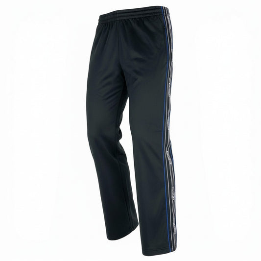 33a26 BALENCIAGA バレンシアガ トラックパンツ ジャージ サイドラインロゴ ボトムパンツ 583837 TEV24 44サイズ ブラック メンズo07t