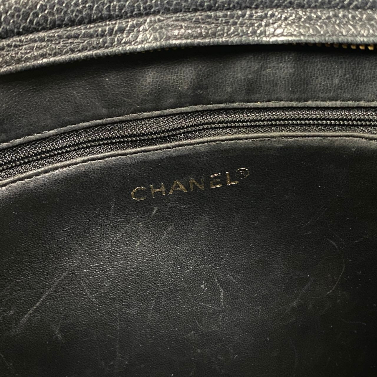 c18 CHANEL シャネル トリプルココマーク キャビアスキン ショルダーバッグ Caviar Skin Triple Coco Chain Shoulder Bag ブラック レザーt18r