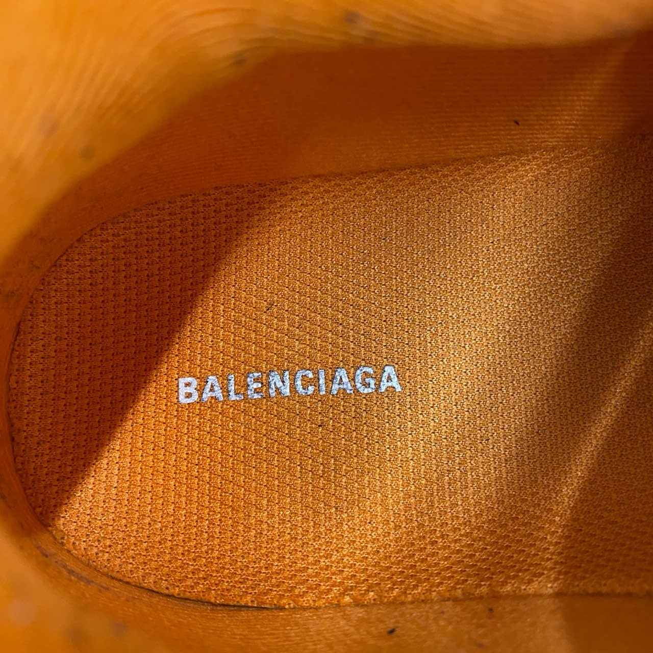 3c30 BALENCIAGA バレンシアガ TRACK TRAINER トラックトレーナー スニーカー 29.5cm ホワイト オレンジ メンズ 男性用