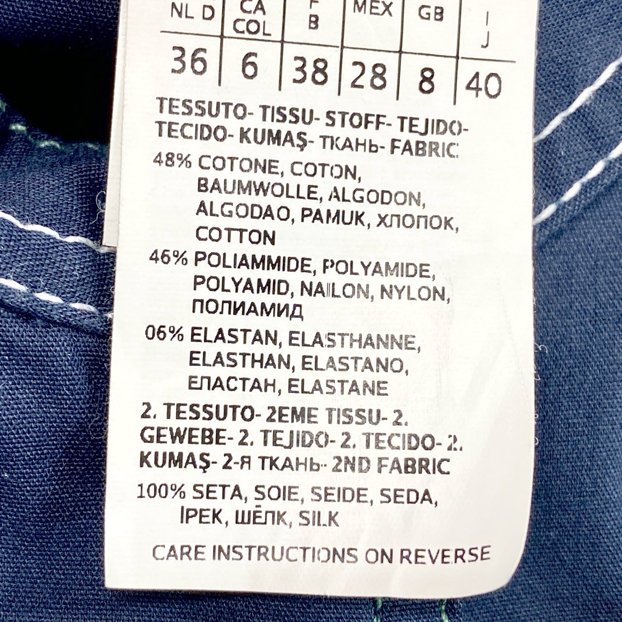 77b26 【美品】SPORTMAX スポーツマックス ノースリーブノーカラーワンピース ステッチ フレア ストライプ ドット 40サイズ ネイビー レディース 女性用u02t