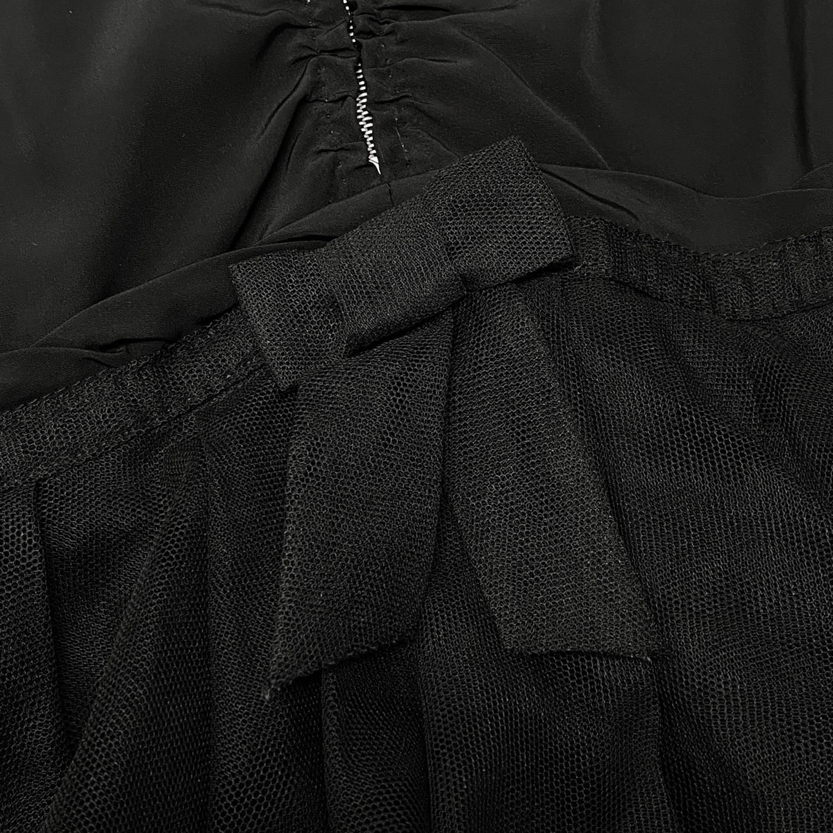 i13 《未使用品》 LOUIS VUITTON ルイヴィトン ヴィンテージ ギャザー ビスチェドレス ワンピース Vintage Gathered Bustier Dress Black Size 36t18r