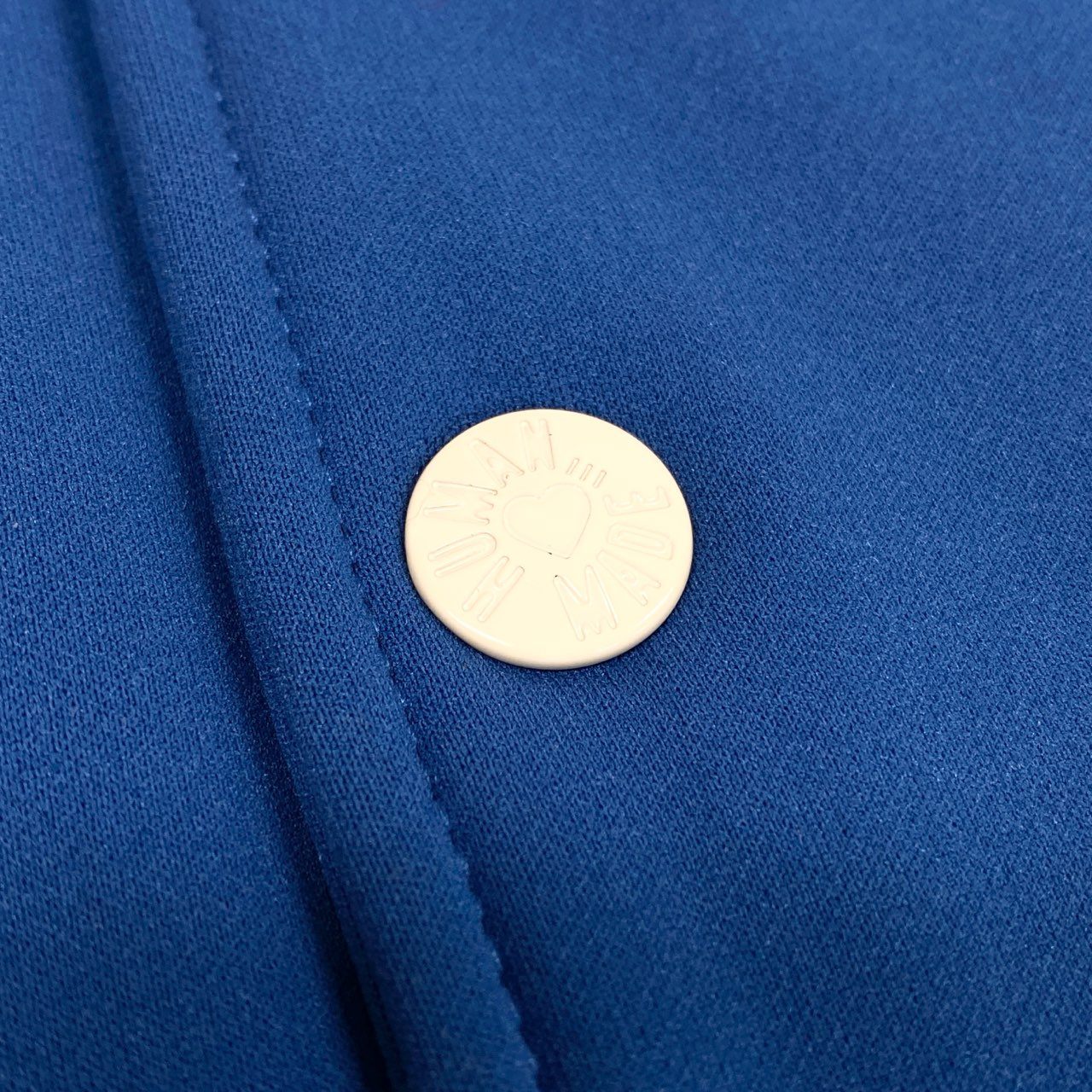 Ic2 HUMAN MADE ヒューマンメイド ロゴテープ ジャージブルゾン ジャケット サイズXXL ブルー メンズ アウターk02i