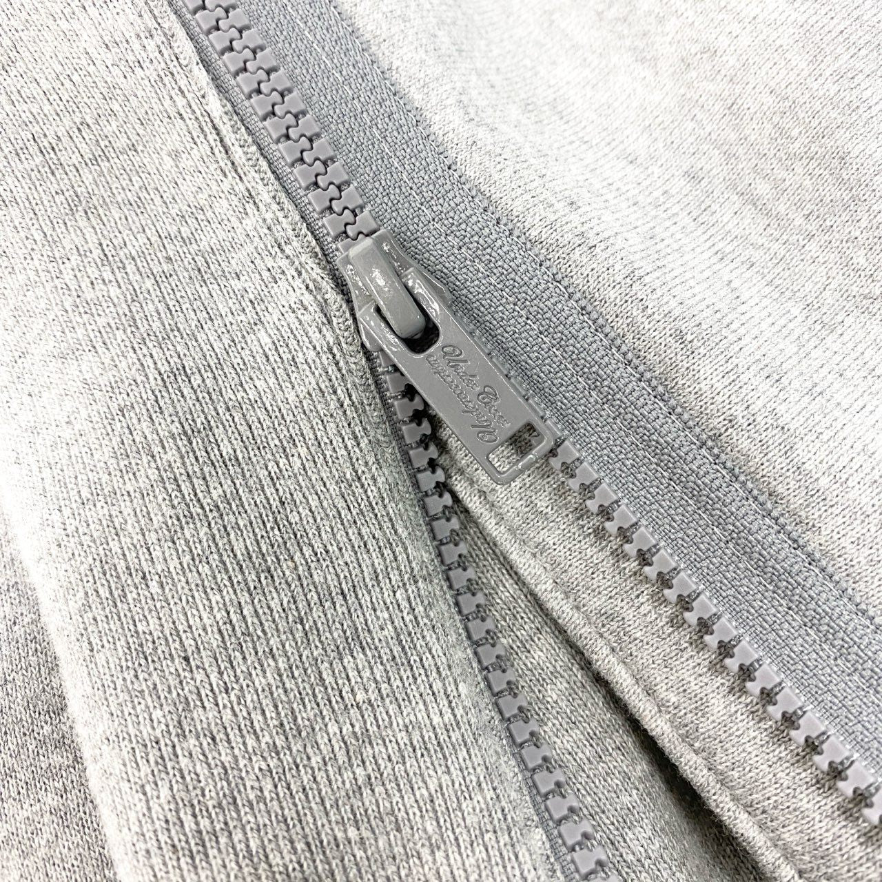 75c3 【新品保管品】UNDERCOVER アンダーカバー プルオーバーフーディー パーカー 脇リブ TPJQパッチ ZIPデザイン UC2D4801-1 2サイズ グレー コットン100％ メンズ 男性用o07t