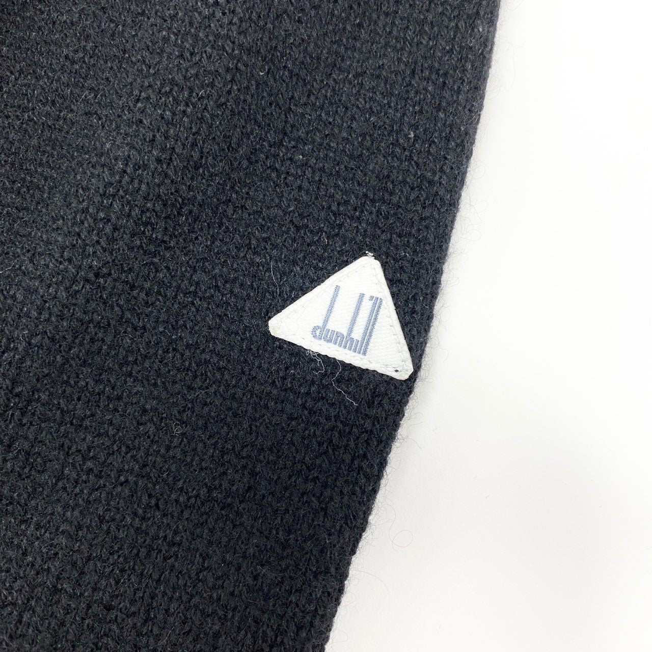 77L8 dunhill ダンヒル Ⅴネック ケーブル編み ニット セーター トップス 4 胸囲100～108 ブラック カシミヤ100 メンズ 紳士服u02t