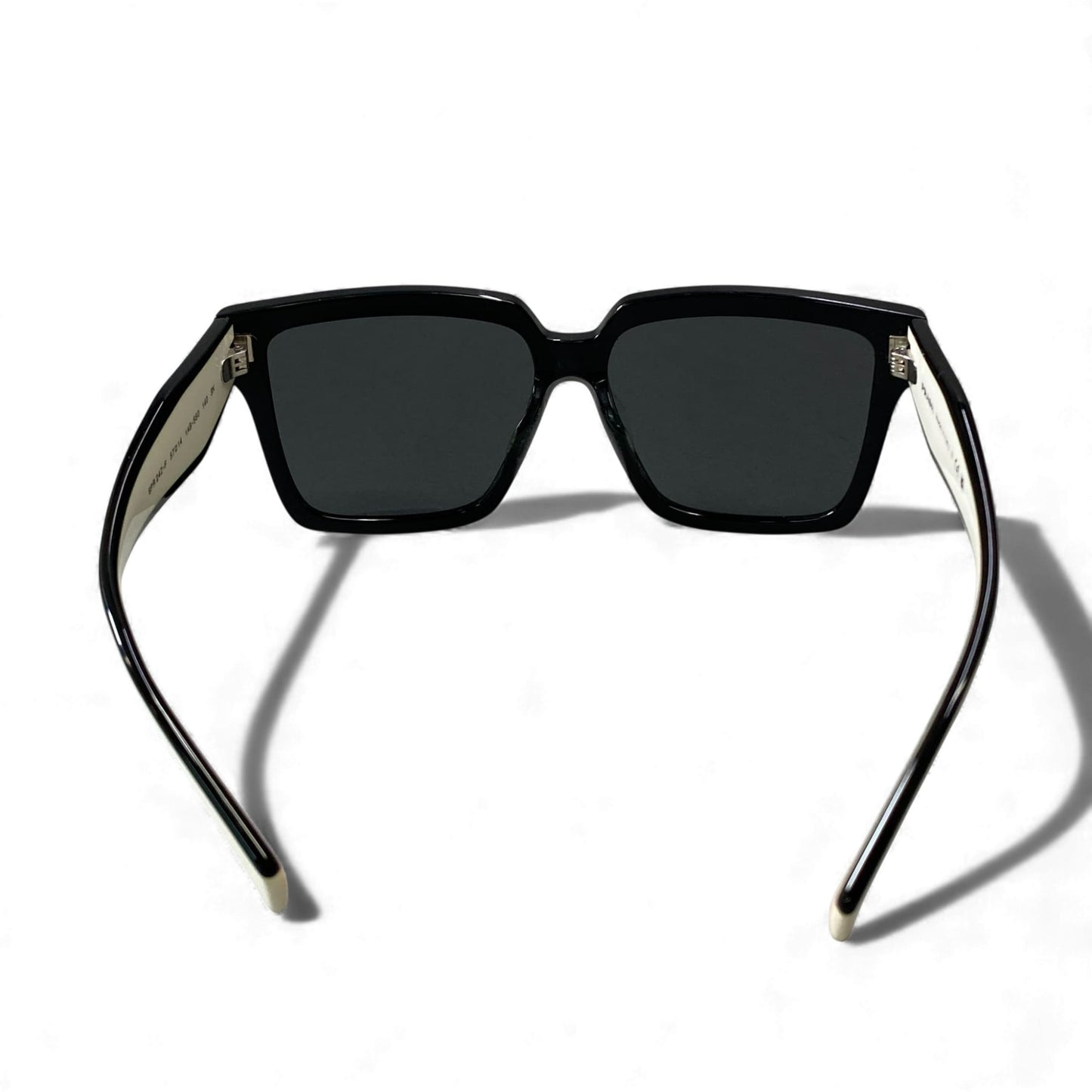 l14 PRADA プラダ ウェリントン サングラス SPR24Z-F 57□14 ブラック ホワイト メガネ 眼鏡 アイウェア ケース付きt18r