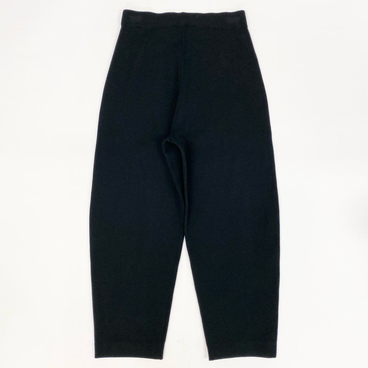 5i12 Max Mara マックスマーラ ニットパンツ リラックスパンツ ボトムス S ブラック レディースu02t