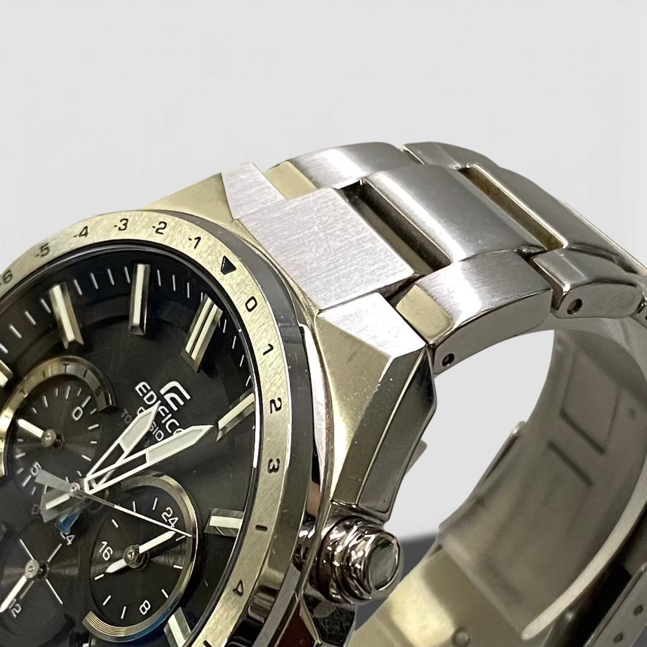 c23 CASIO EDIFICE カシオ エディフィス EOW-T660 シルバー 腕時計 デジタルウォッチ メンズ デジタルソーラー メンズk02i