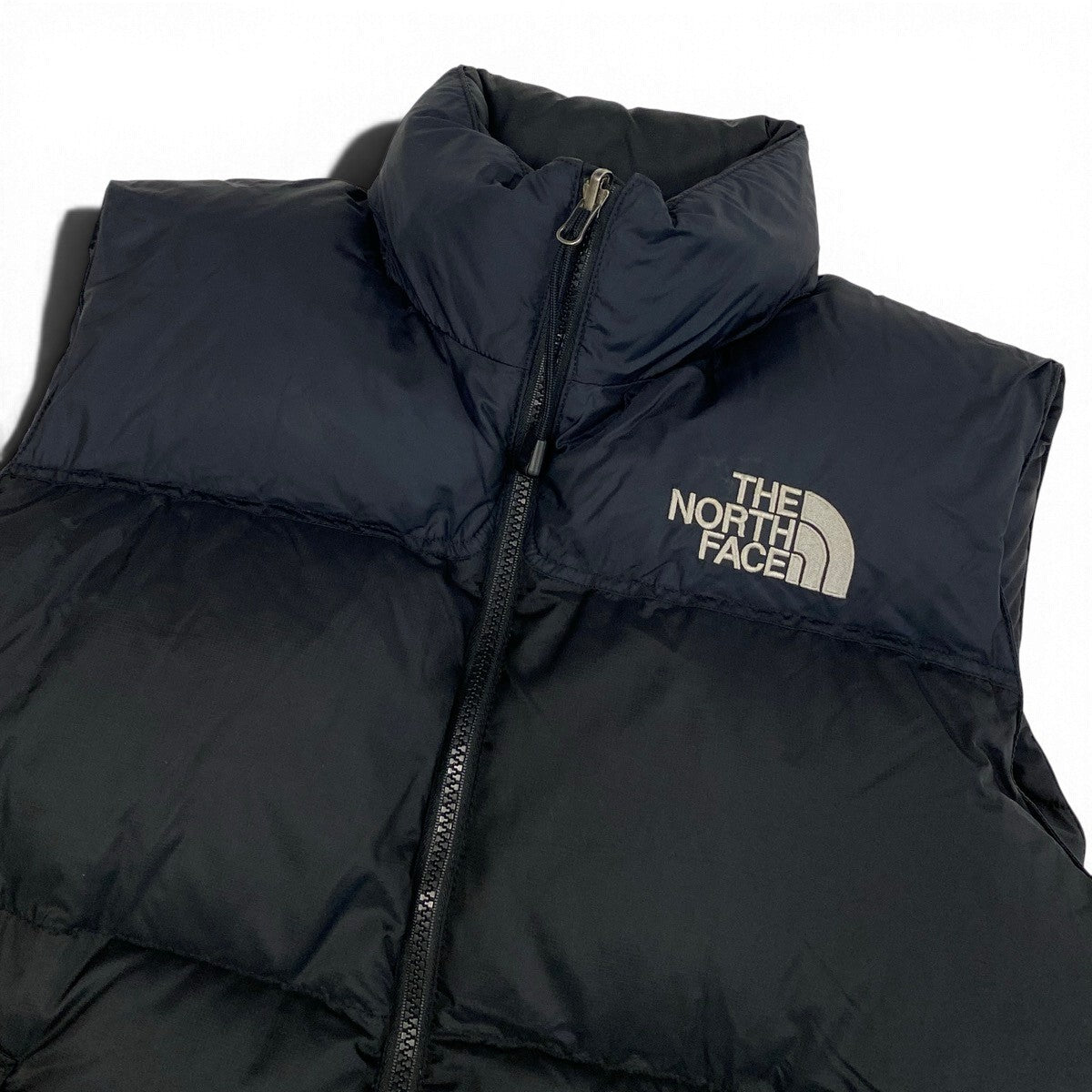 10j14 THE NORTH FACE ノースフェイス ヌプシダウンベスト 700フィル ND00359 サイズM ブラックt18r