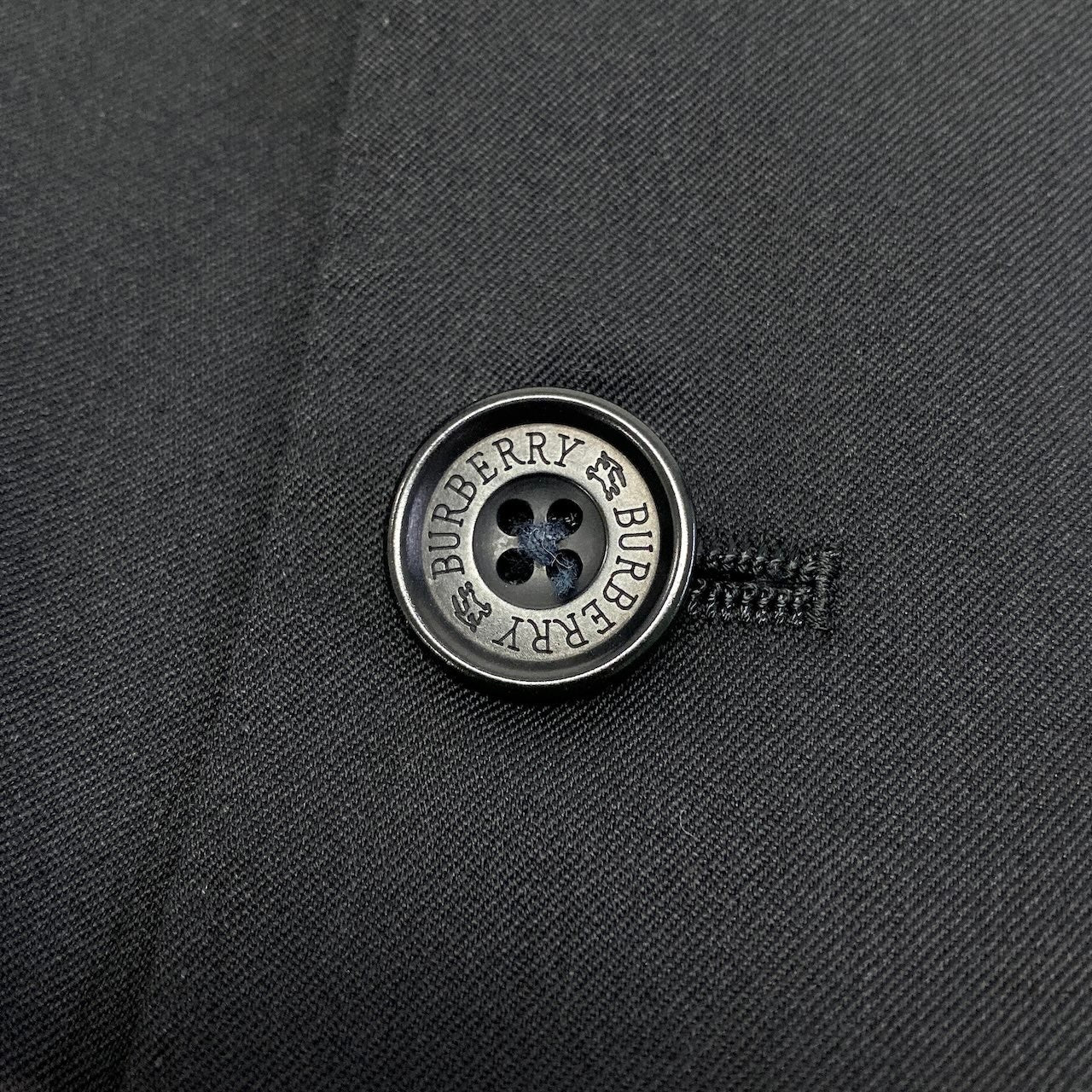 66d27 【美品】 BURBERRY BLACK LABEL バーバリー ブラックレーベル セットアップスーツ シングルスーツ 3B 無地 メンズ 紳士服 ビジネス 38R ブラックo07t