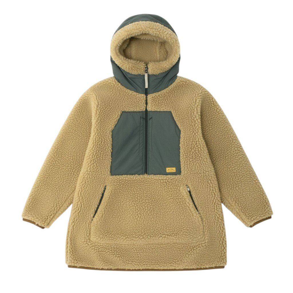 33c10 NATAL DESIGN ネイタルデザイン ホワイトバッファローボアジャケット フリースジャケット アウター XSサイズ ベージュ カーキ メンズ 男性用o07t