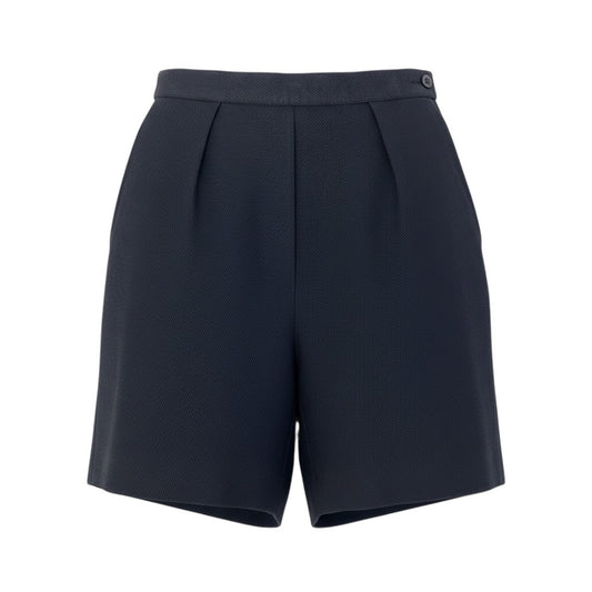 Cf9 CHANEL 1996年 ハーフパンツ ボトムス フランス製 36サイズ ブラック コットン100％ レディース 女性用u02t