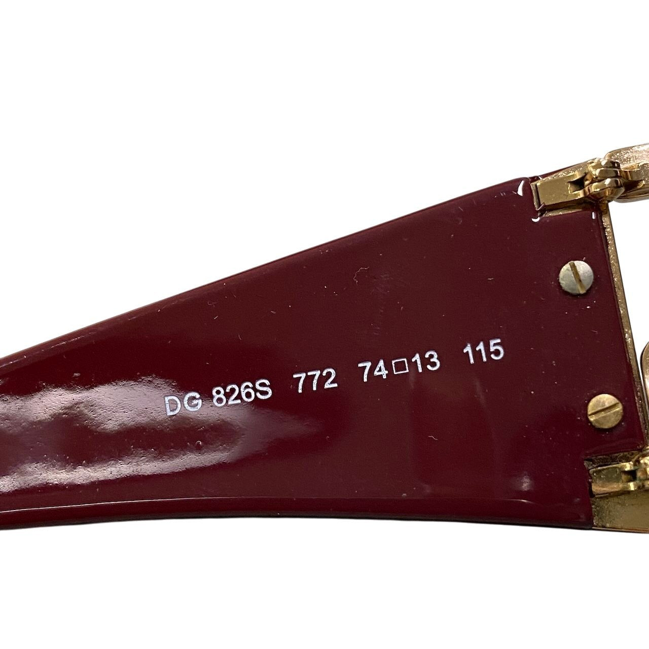 e13 DOLCE&GABBANA ドルチェアンドガッバーナ DG リムレスサングラス Rimless Sunglasses DG826S ブラック ボルドー アイウェア D&G ドルガバt18r