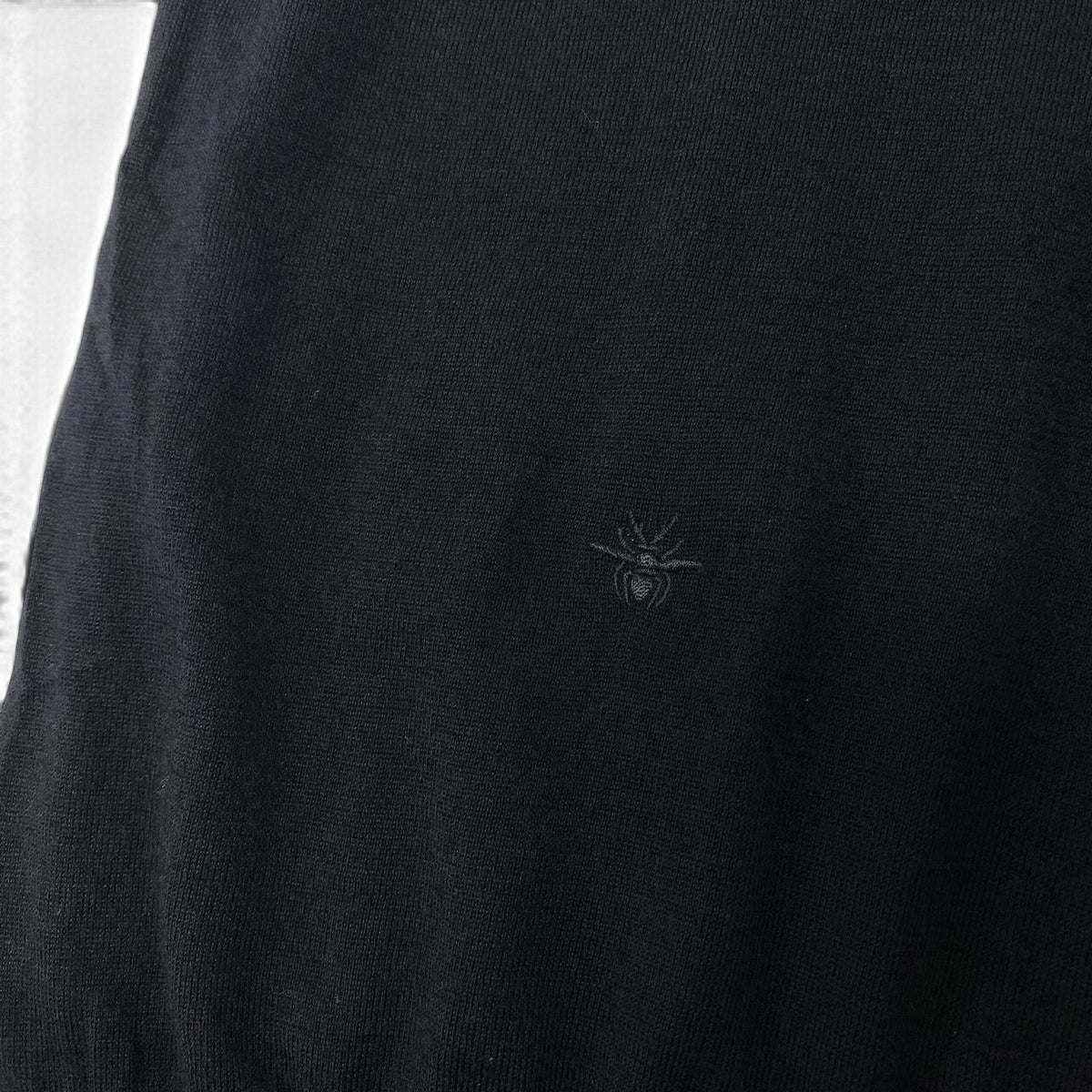 9j16 【美品】 DIOR HOMME ディオールオム ロングスリーブ タートルネックセーター カシミヤニット 833M693BT128 サイズL ブラック カシミヤ メンズu02t