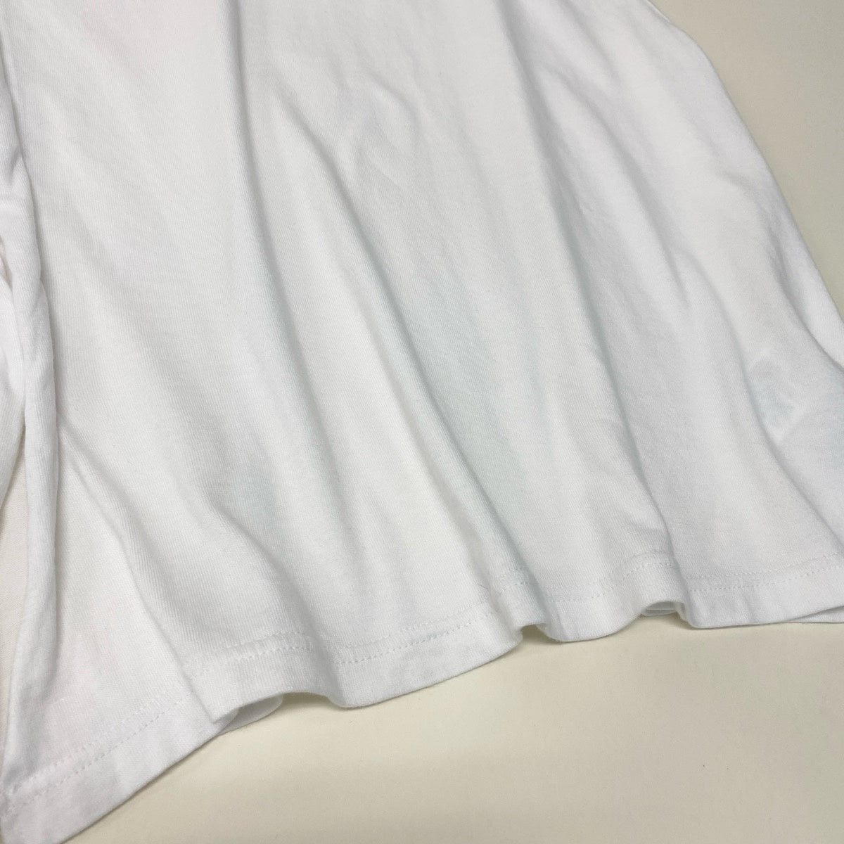 Ah1 Y's 変形コットンTシャツ カットソー 日本製 2サイズ ホワイト コットン100％ レディース 女性用ta2
