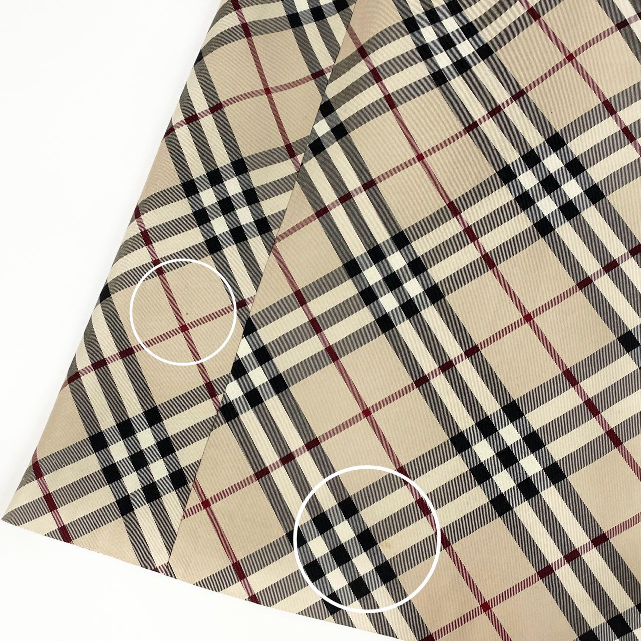 Id10 BURBERRY バーバリー ノバチェック ホース刺繡 ノースリーブワンピース  38 ベージュ系 コットンu02t