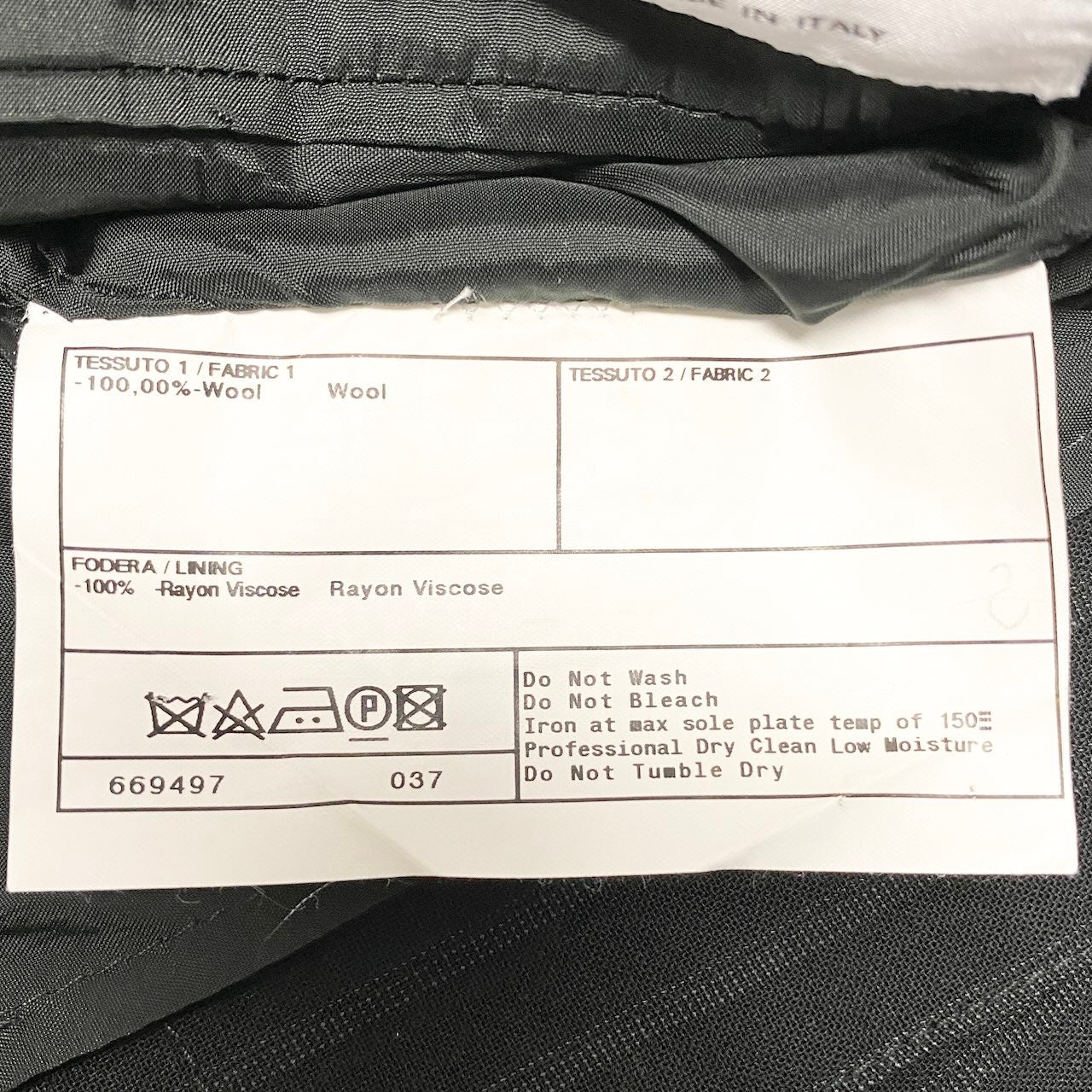 55c19 ARMANI COLLEZIONI アルマーニコレツィオーネ セットアップスーツ シングルスーツ背抜き 2B ストライプ柄 メンズ 紳士服 ビジネス フォーマル イタリア製 50 ブラック ウール100％u02t