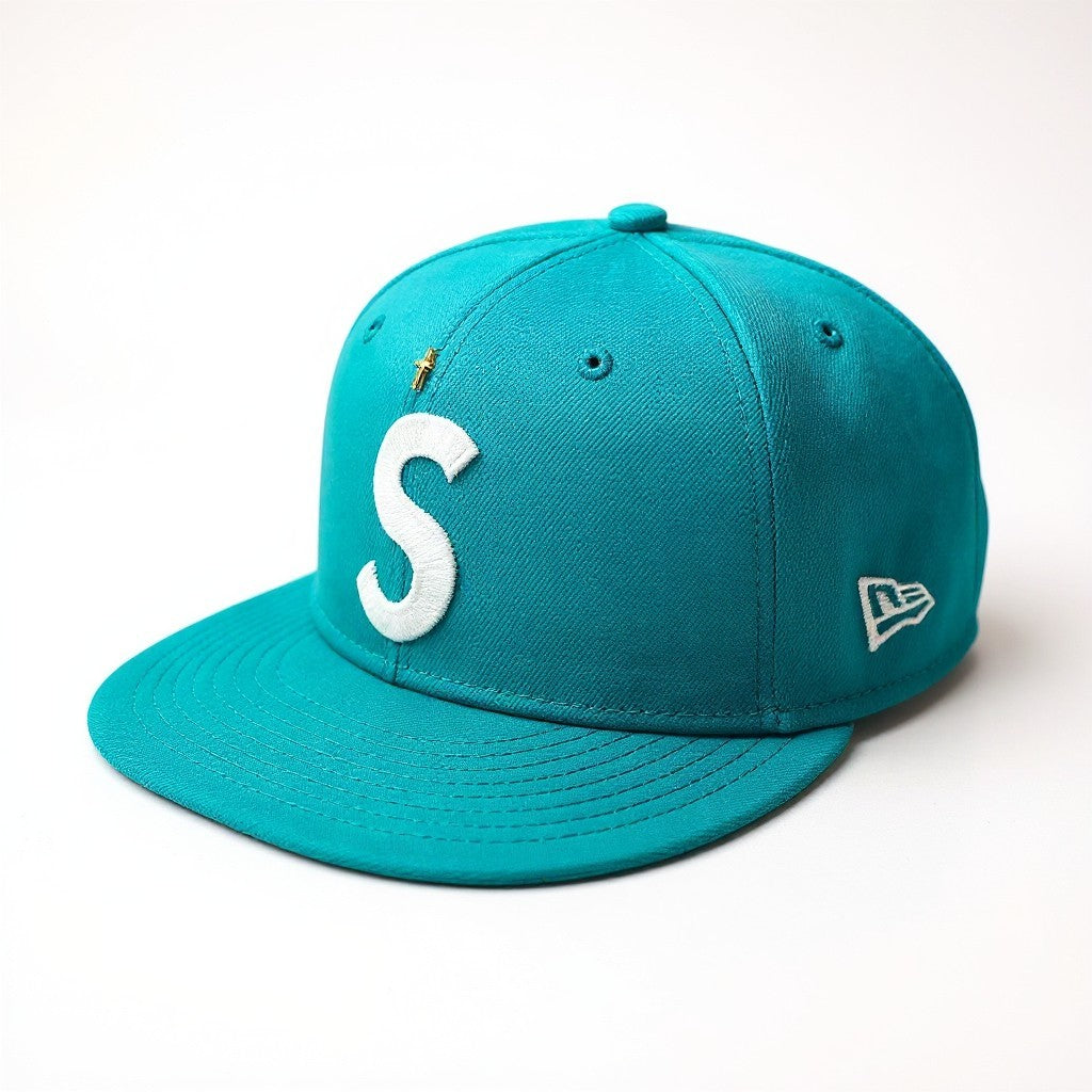 Supreme×New Era Sロゴ brightblue 7 1/2 Supreme Screw Ball S Logo